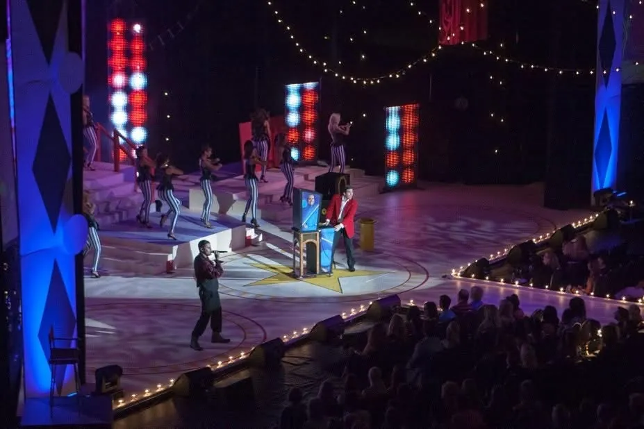 Magic in the Miss Oklahoma pageant production number