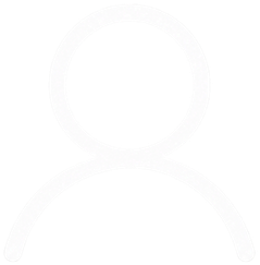 Simple white user profile icon depicting a circular head and shoulders.
