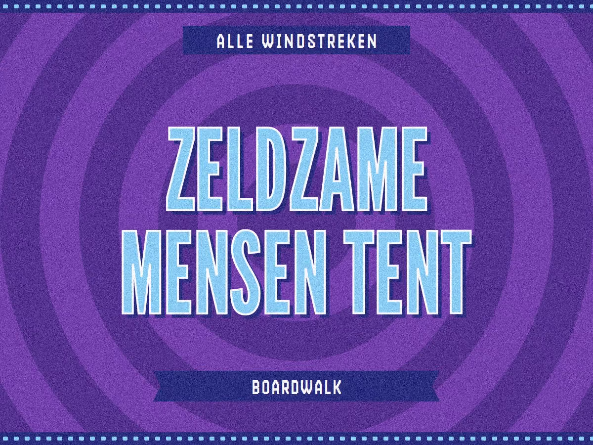 Zeldzame Mensen Tent