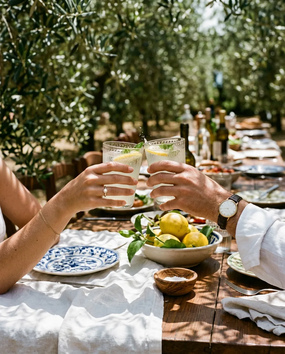 Long lunch under olive trees, curated experiences