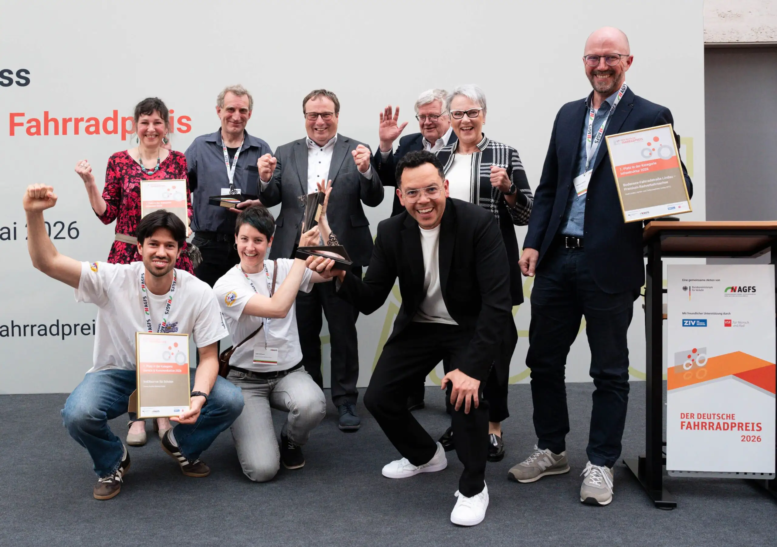 Der Deutsche Fahrradpreis 2026: Das sind die Gewinnerprojekte!