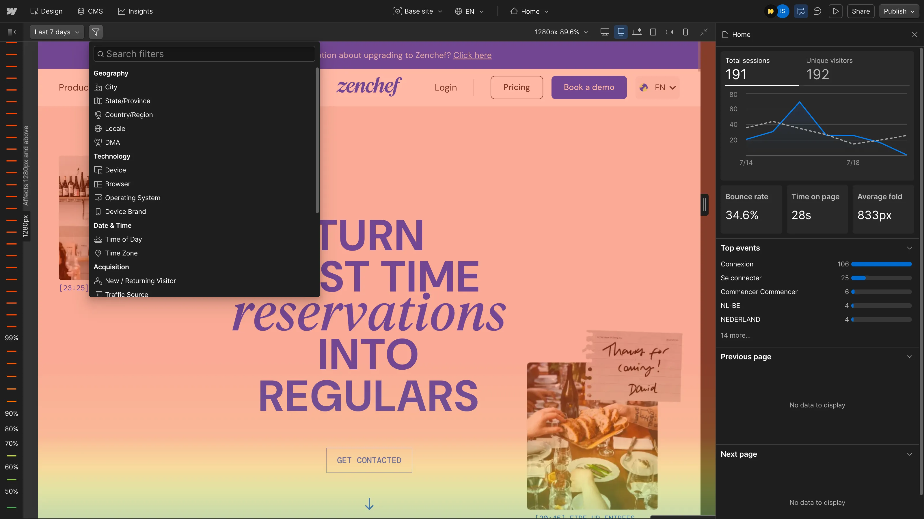 Webflow Analyze