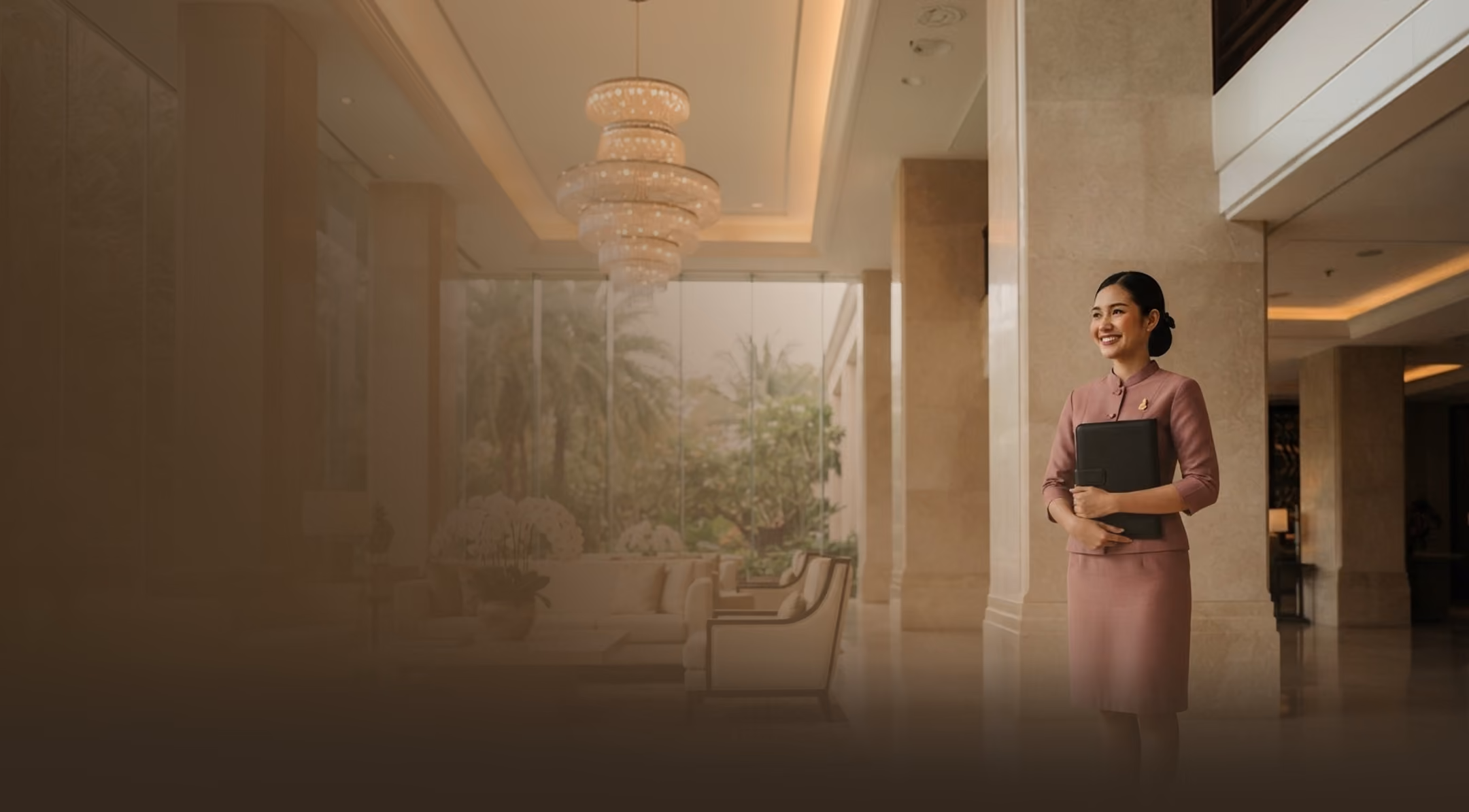 Hotels and hospitality industry page hero background