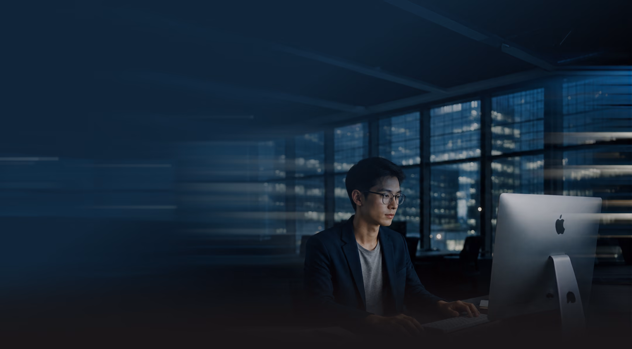 Cybersecurity industry page hero background
