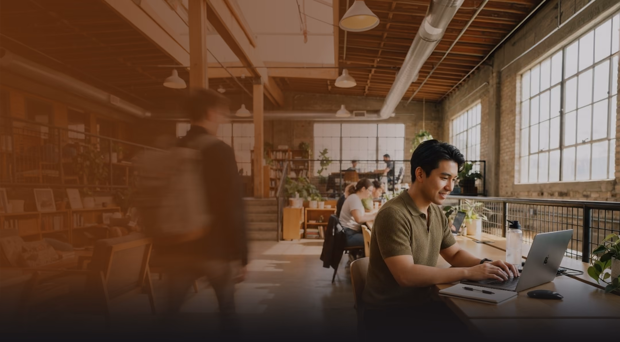 SaaS and tech industry page hero background