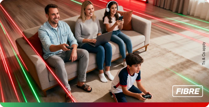 e& by etisalat Home Internet plans for families