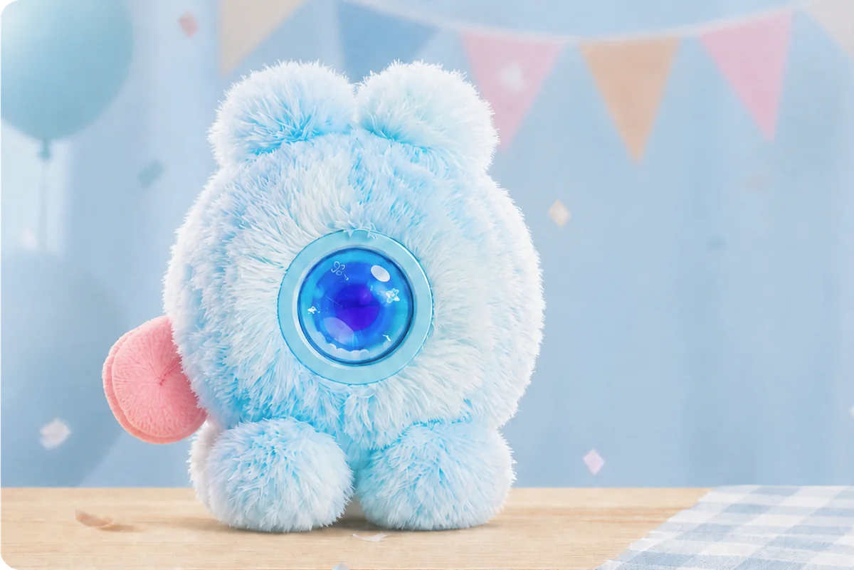 PUDDI, a fluffy blue Mumuland companion