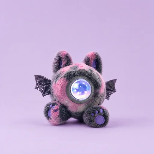 nikky, a dark bat-eared Mumuland companion