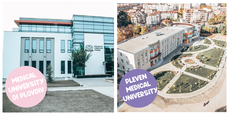 Medical University di Plovdiv e Pleven Medical University
