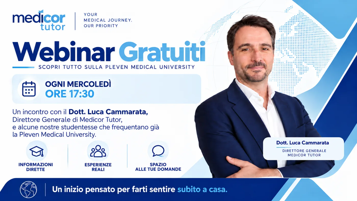 Webinar gratuito sulla Pleven Medical University
