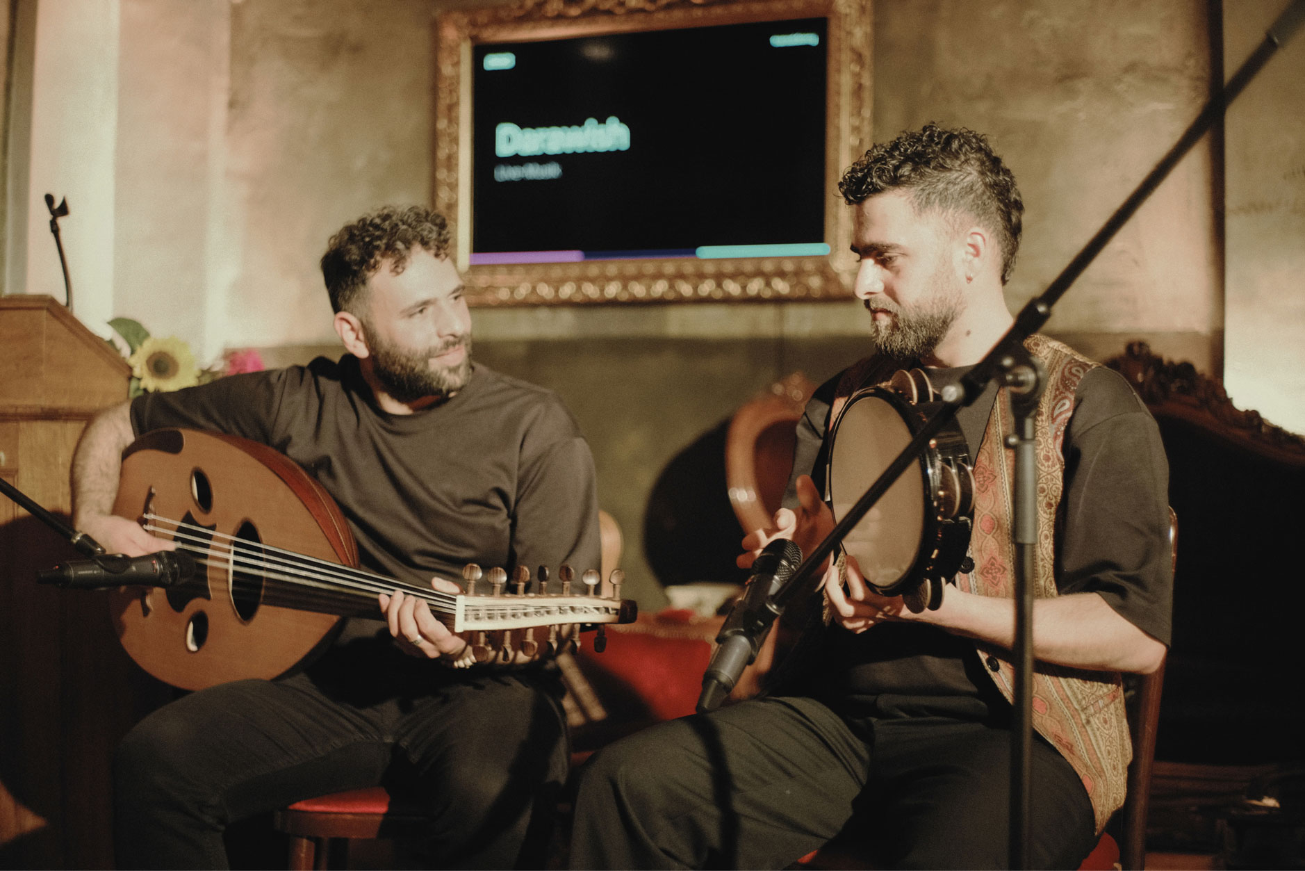 Musiker bei einer Transaidency-Veranstaltung