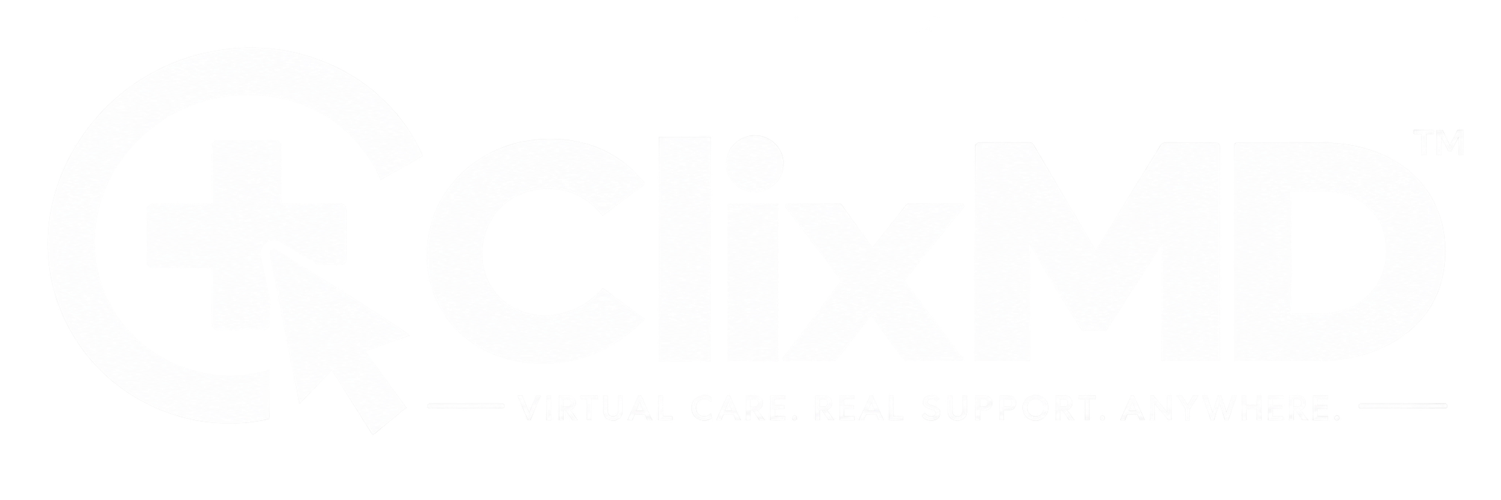 ClixMD logo - Virtual care. Real support. Anywhere.