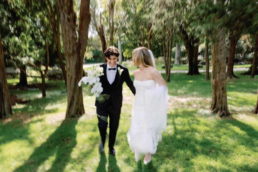 Bride and groom photographed by Prophetic Film House