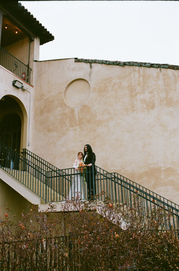 Film photograph from a Prophetic Film House wedding