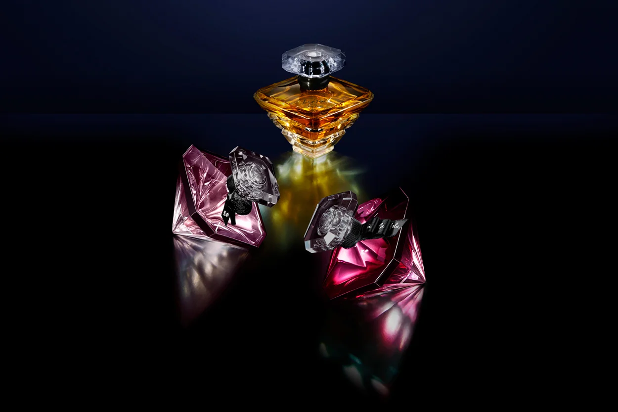 Gamme de produits Lancôme, packshot cosmétique