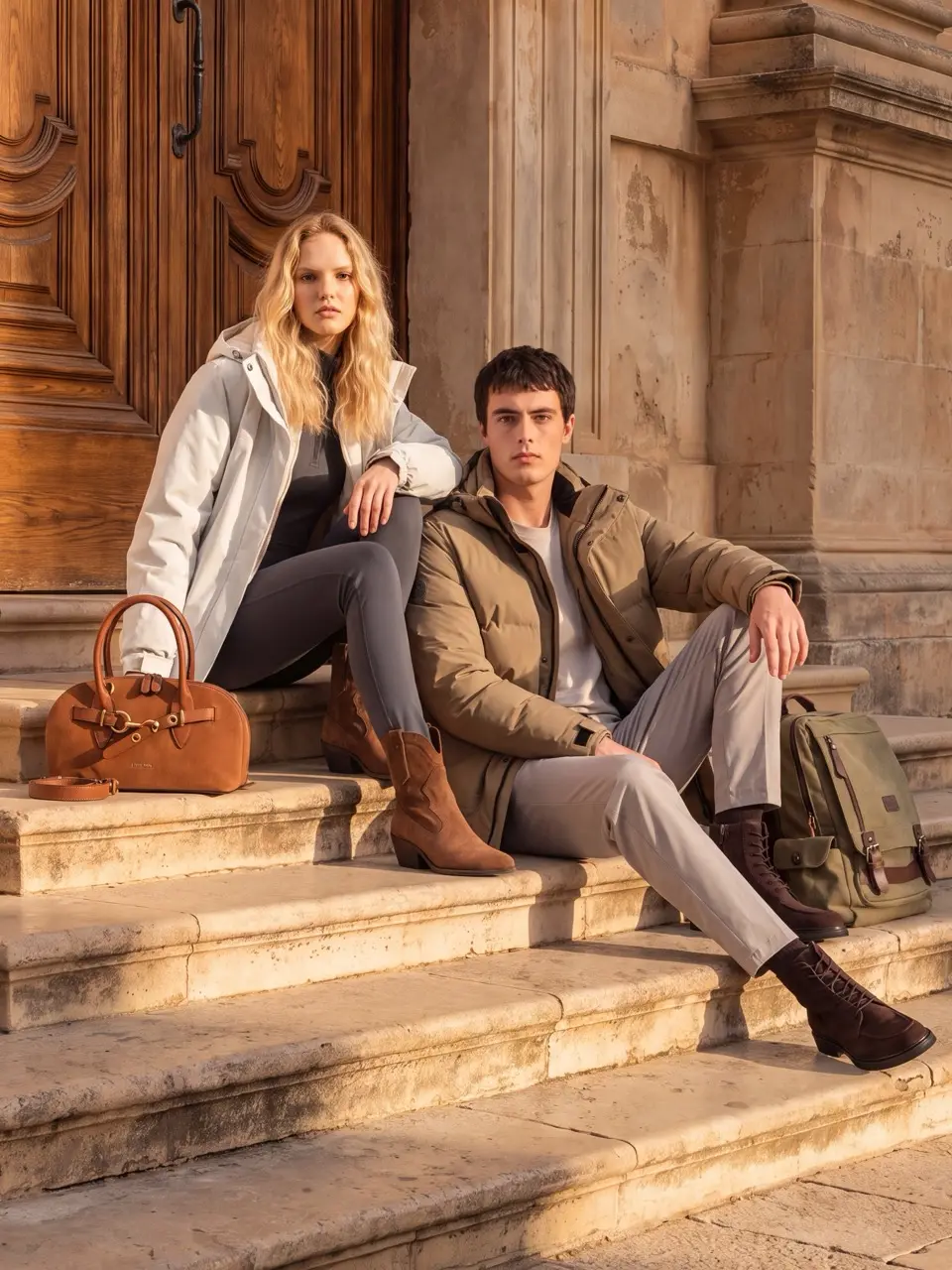 vissoo virtual shoot, on-model campaign image