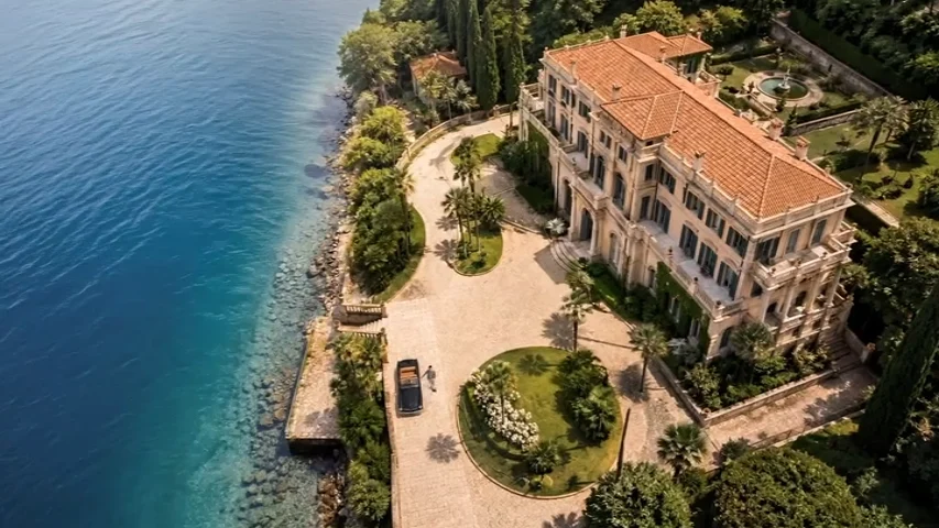 Lakeside villa