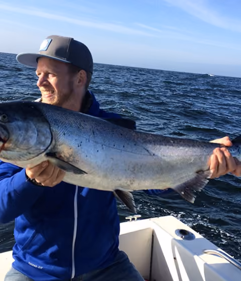Person fishing