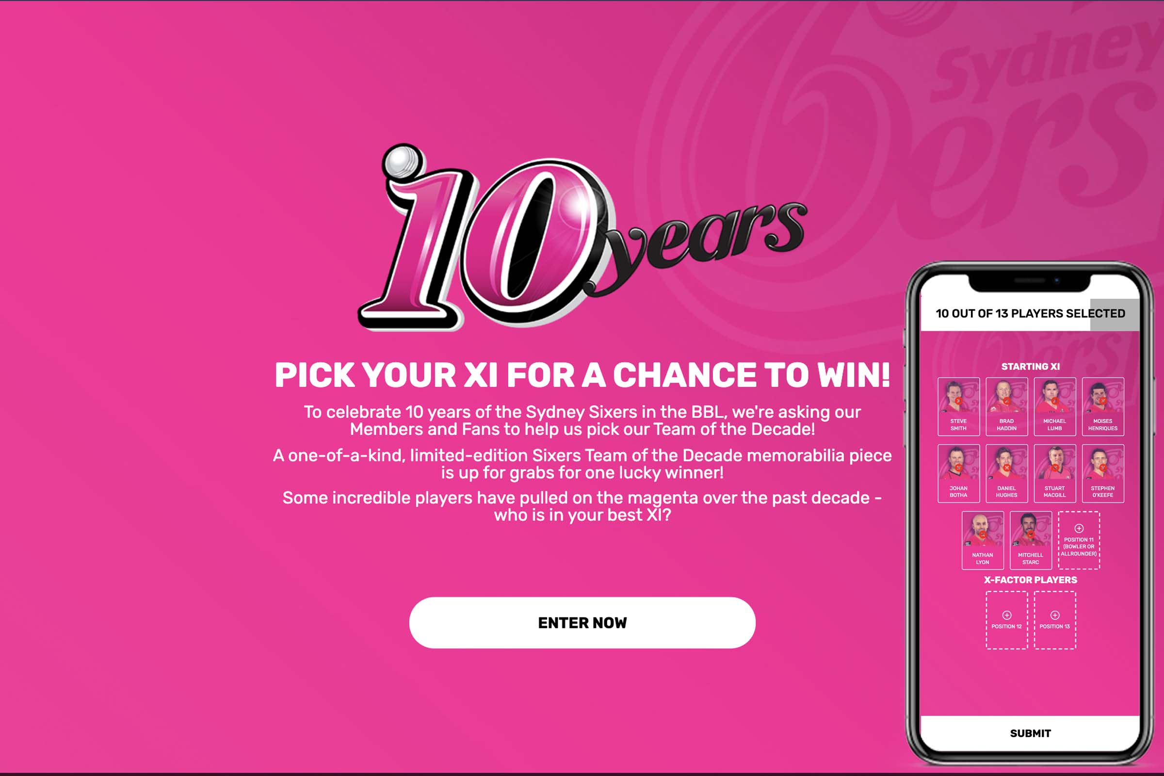 Sydney Sixers – Team of the Decade