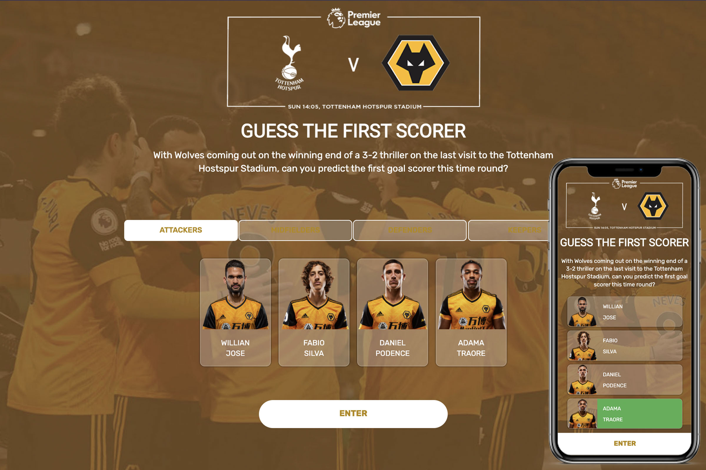 Wolverhampton Wanderers – Guess the First Scorer