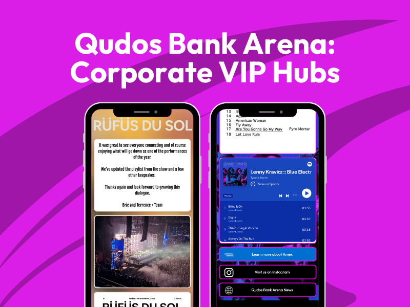 Qudos Bank Arena VIP Hubs