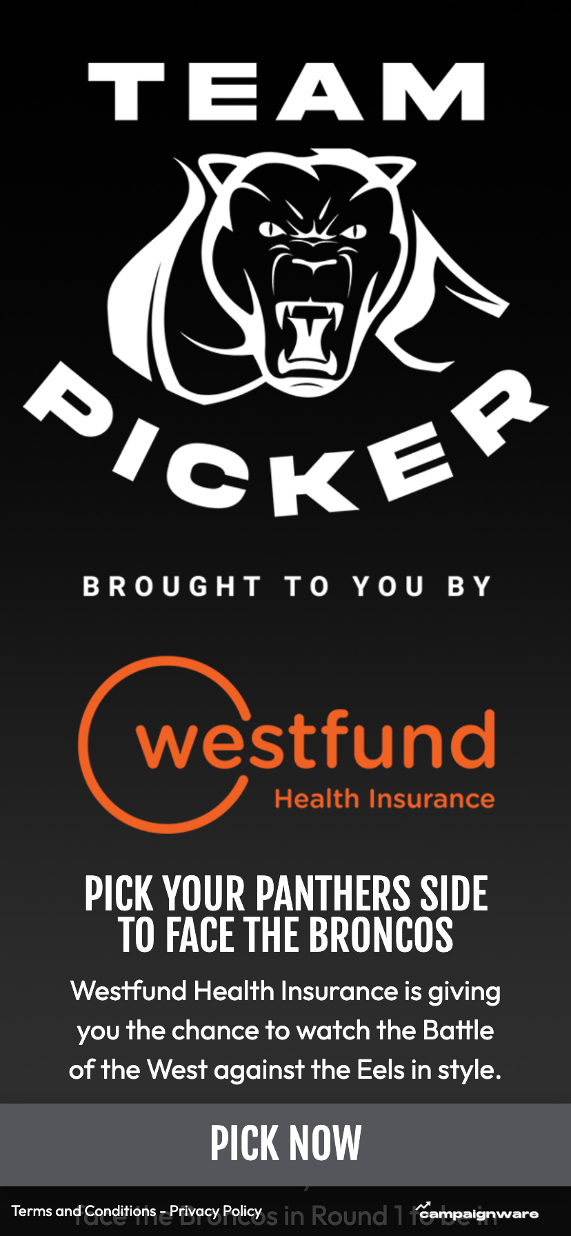 Penrith Panthers · Westfund Team Picker