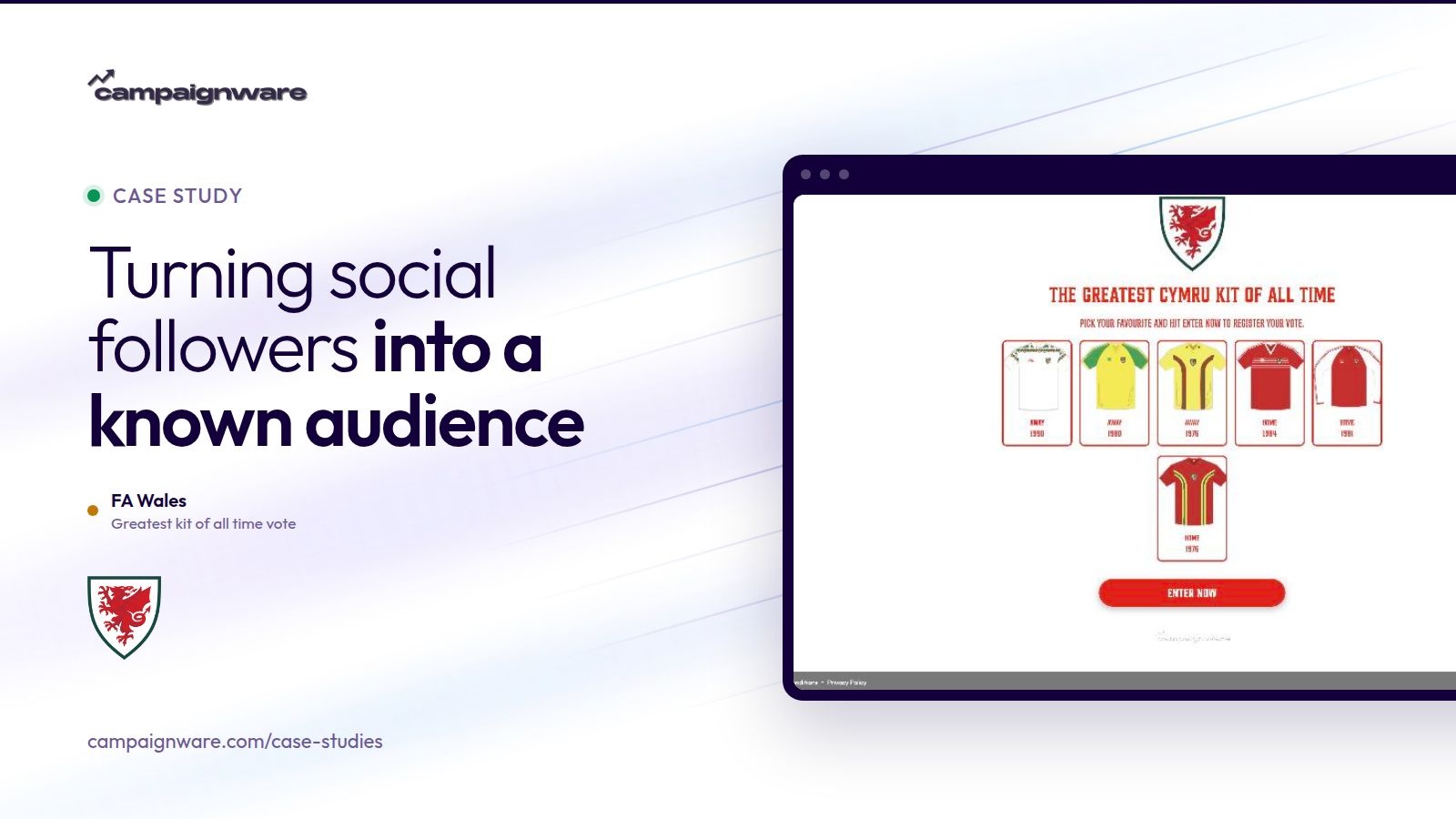 FA Wales: turning social followers into a known audience