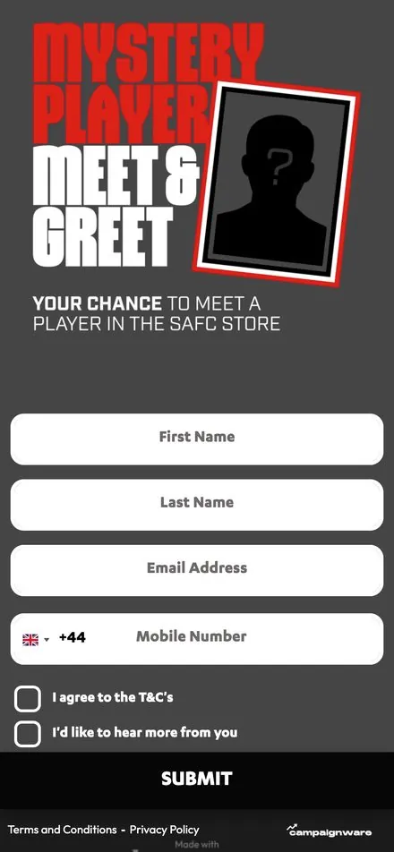 Sunderland AFC Competition campaign