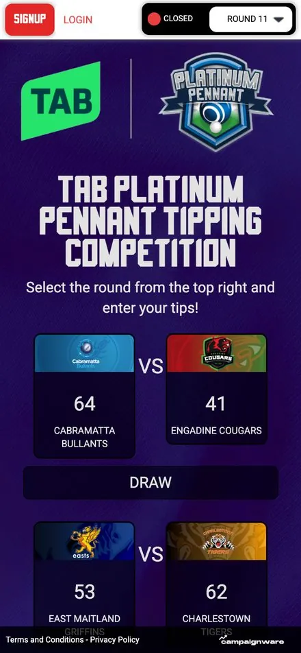 Bowls NSW tipping competition