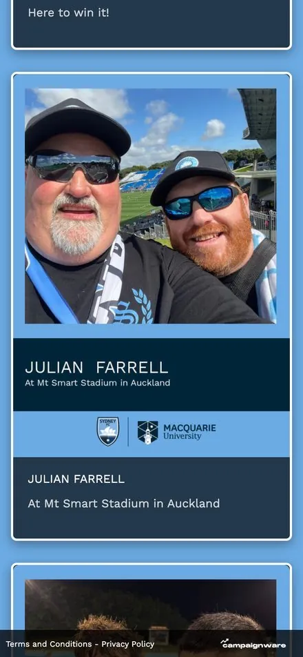 Sydney FC User Generated Content campaign