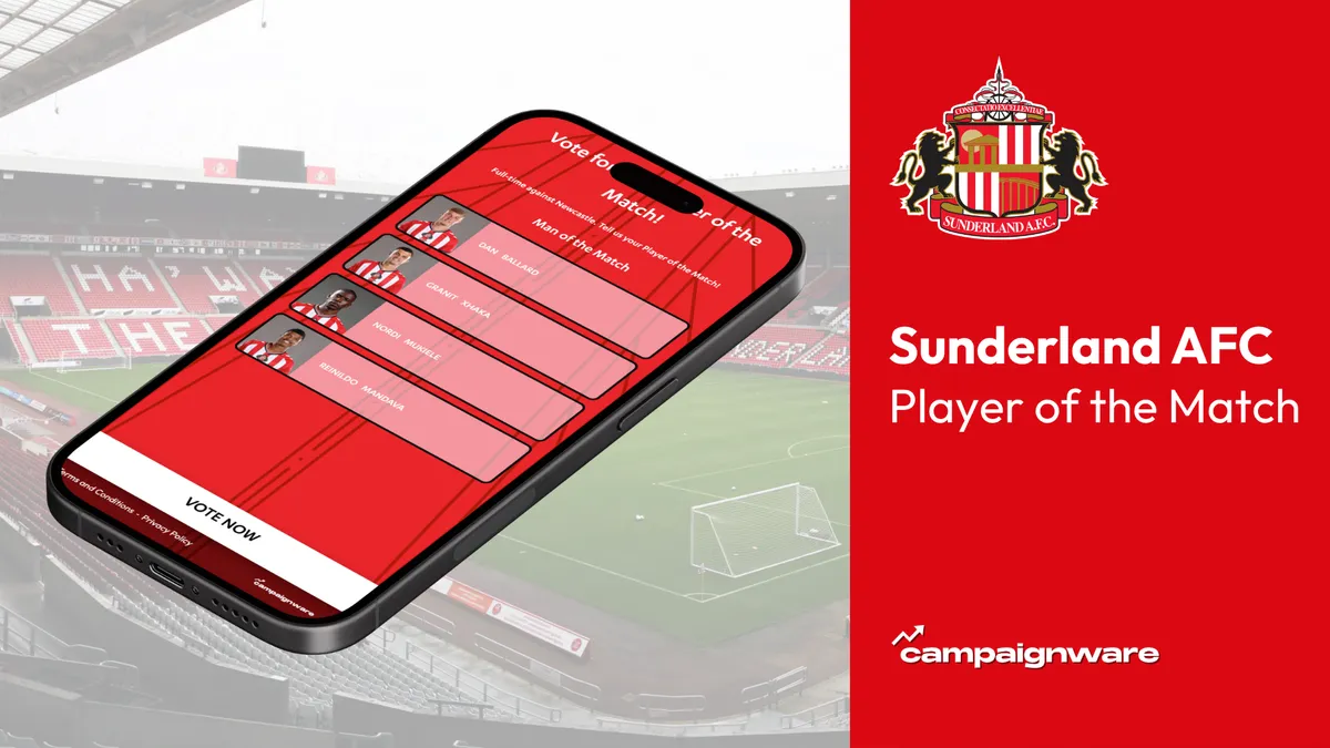 Player of the Match campaign by Sunderland