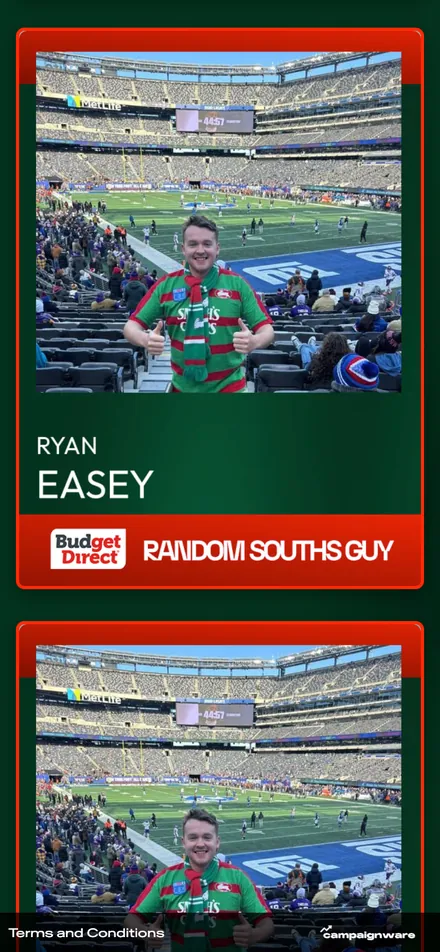 South Sydney Rabbitohs Random Souths Fan photo wall