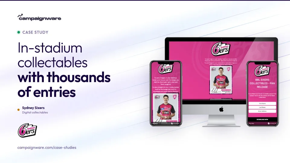 Sydney Sixers in-stadium digital collectables