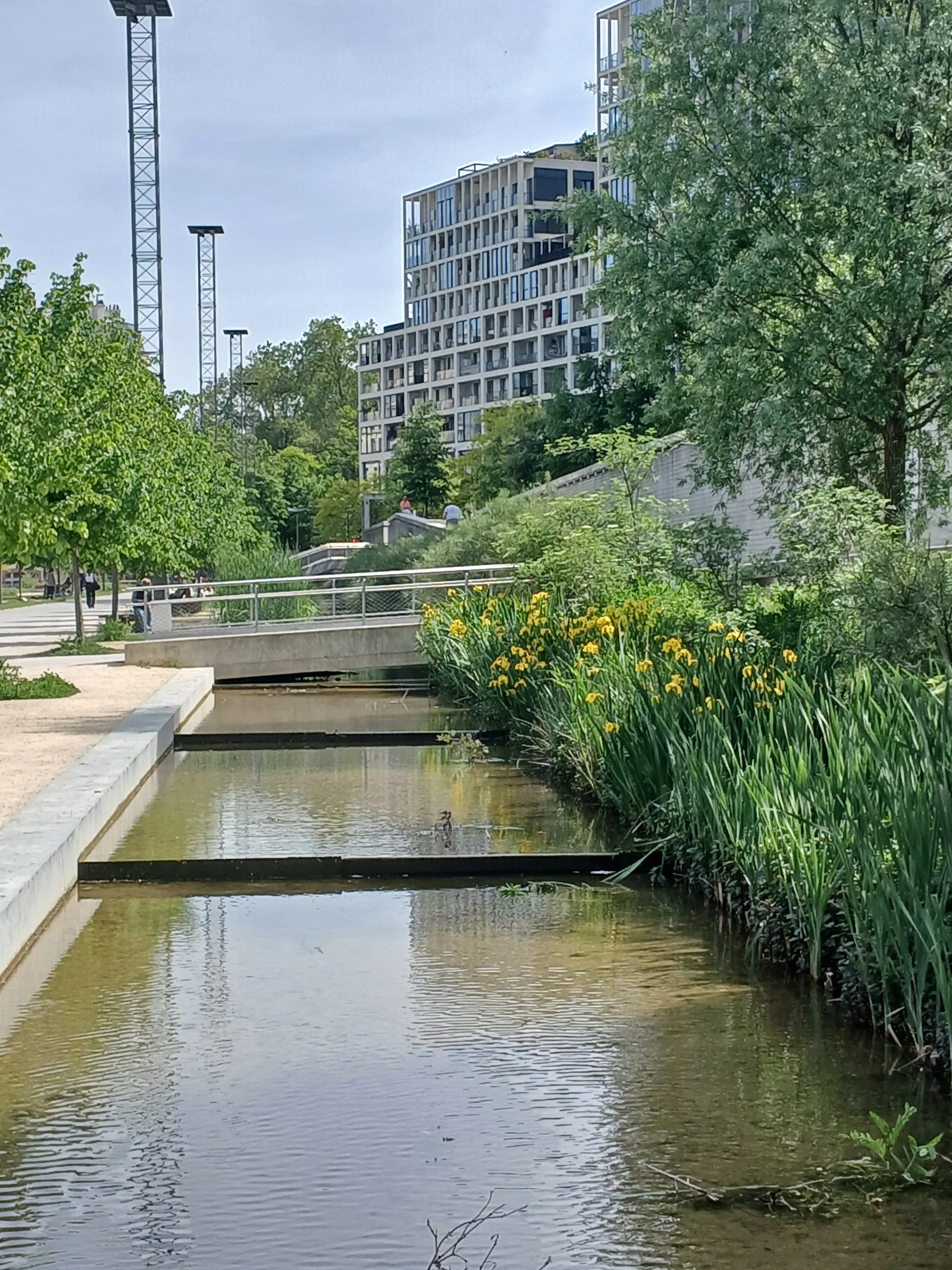 Parc Martin-Luther-King et logements neufs, Clichy-Batignolles, Paris