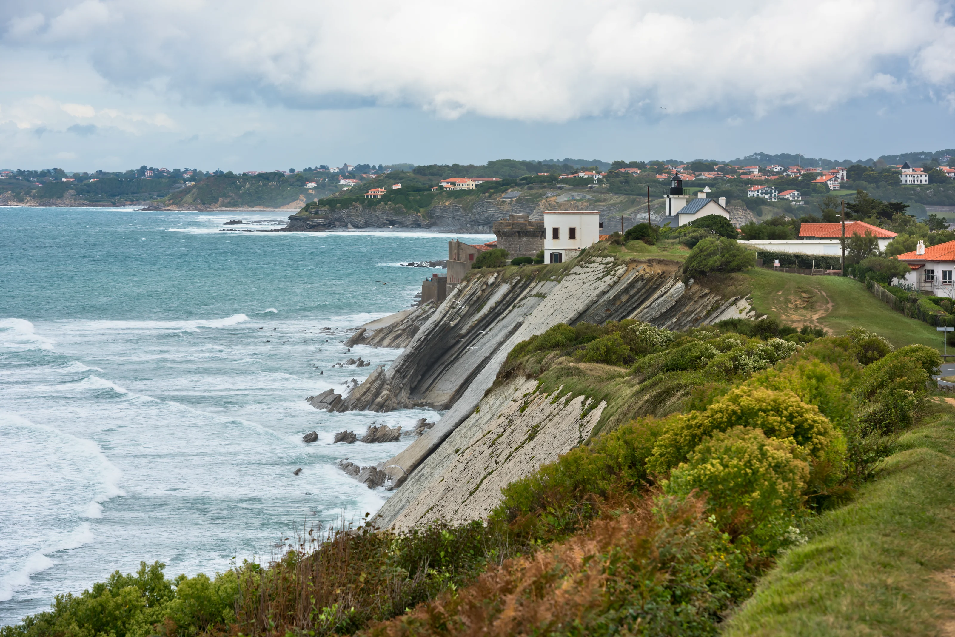 Corniche basque près de Saint-Jean-de-Luz