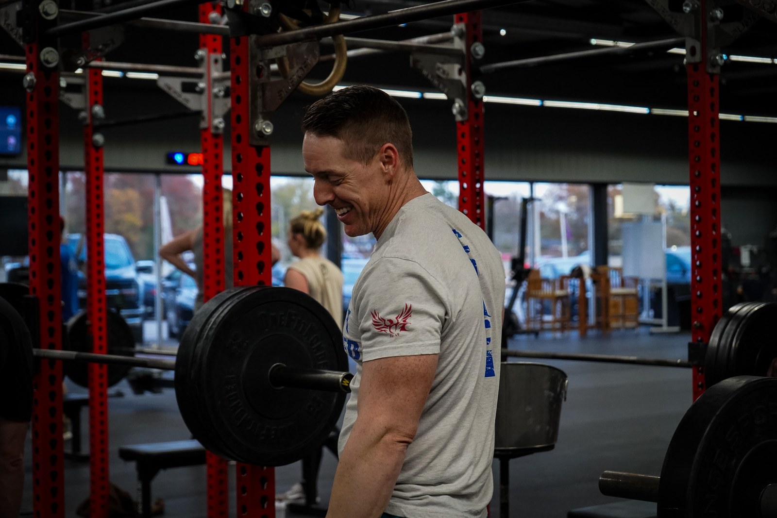 Compelled Fitness members training together and supporting each other