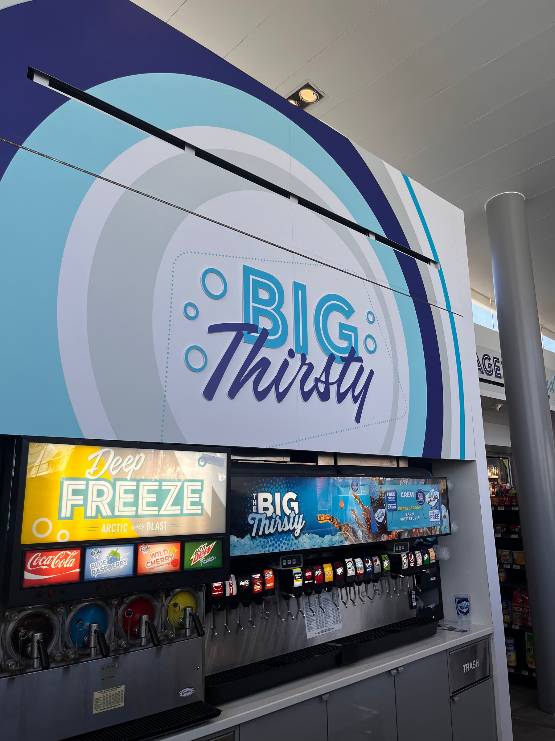 Pop-up display graphics – Coastline Prints