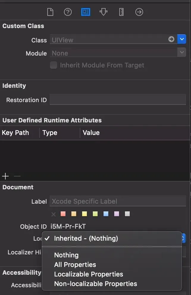 Choosing "All Properties" out of the list "Lock modification" in inspector panel