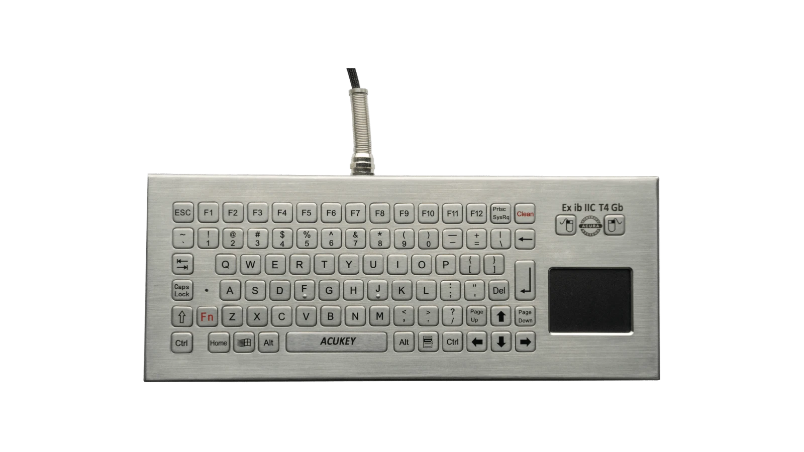 AcuKey HazLoc keyboard with touchpad