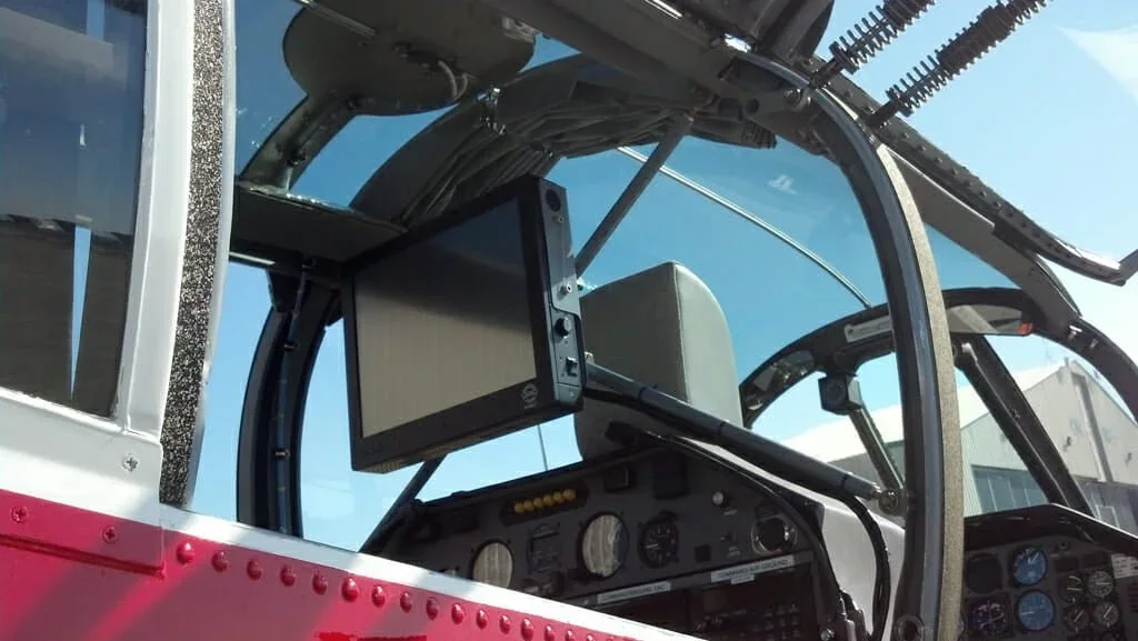 AcuBrite display installed in an aircraft cockpit