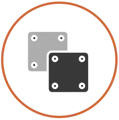 Stainless steel icon