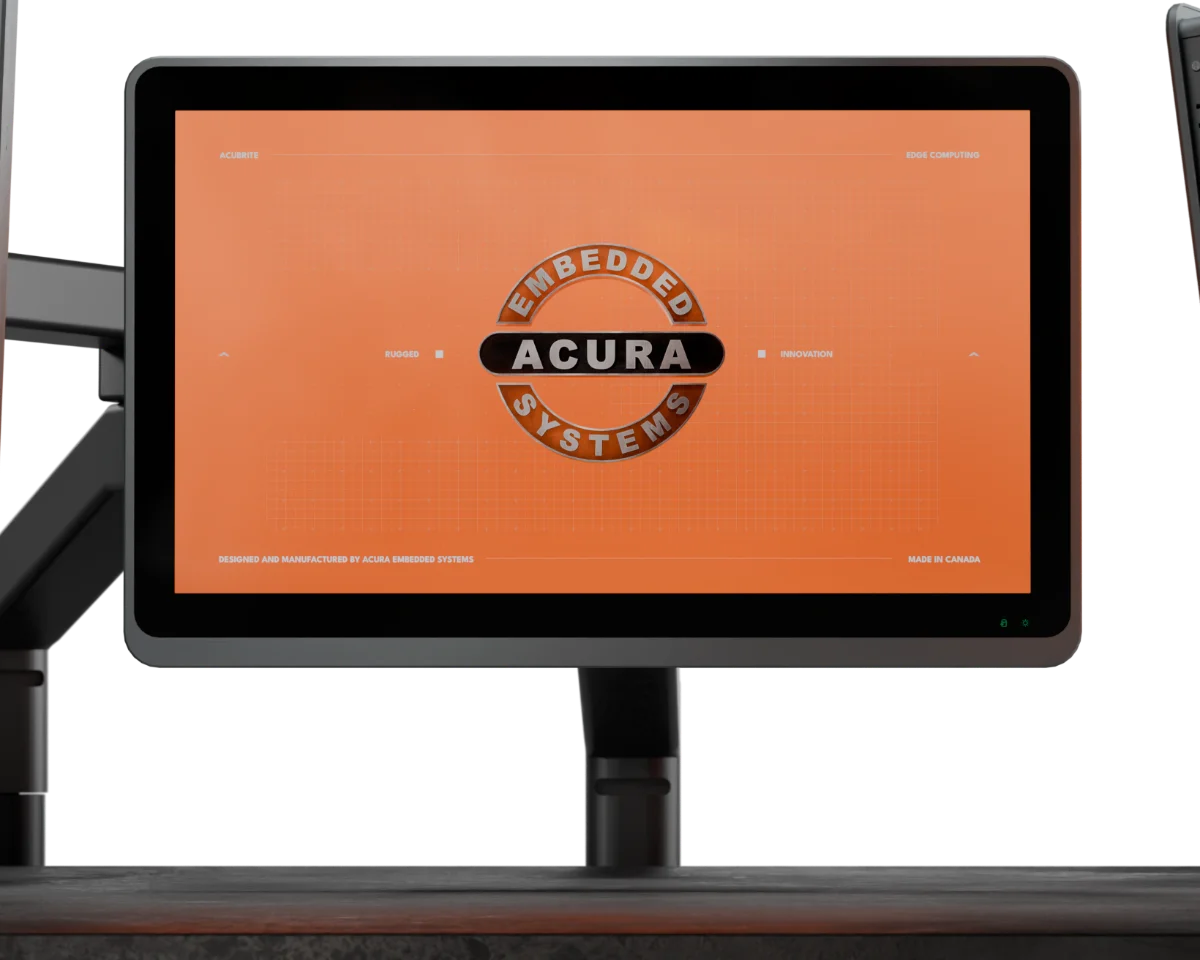 AcuBrite display, front view