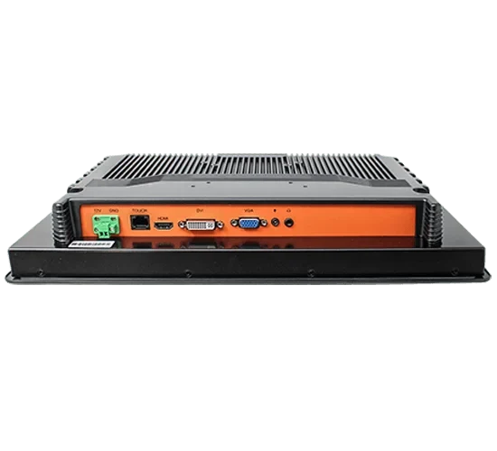 AcuBrite bottom view showing HDMI, VGA and USB ports