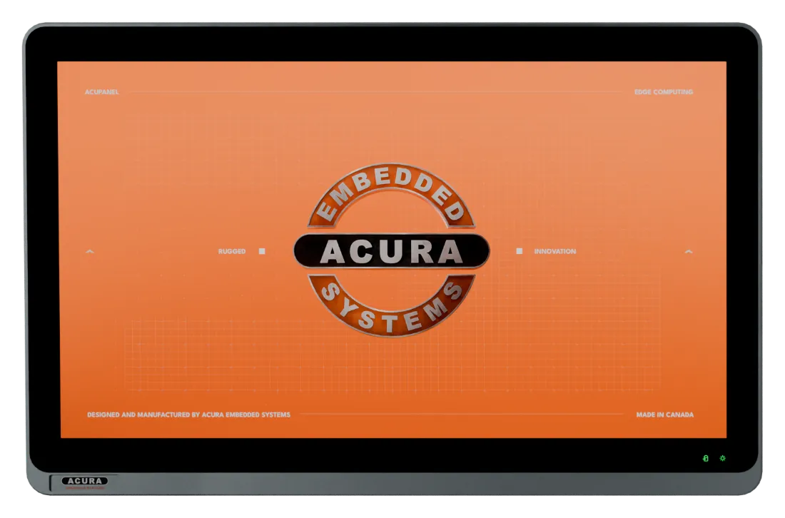 AcuPanel industrial panel PC, front