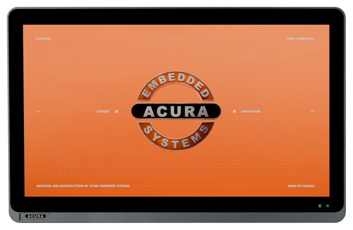 AcuPanel industrial panel PC, front