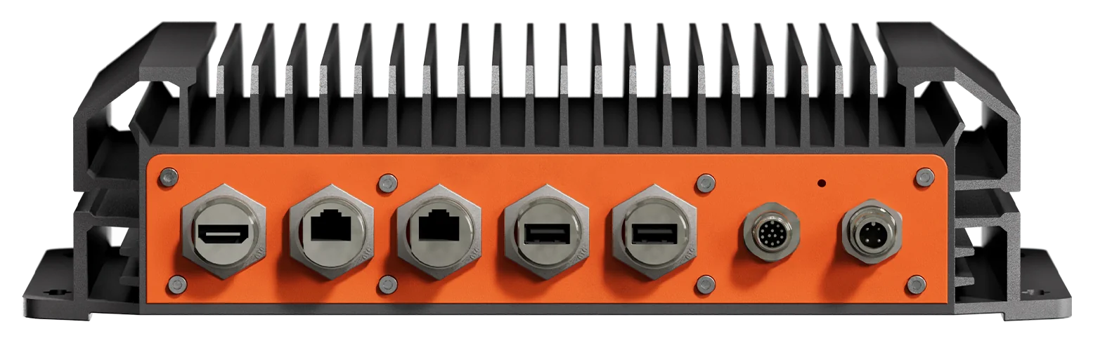 PowerBrick XS front with sealed circular connectors