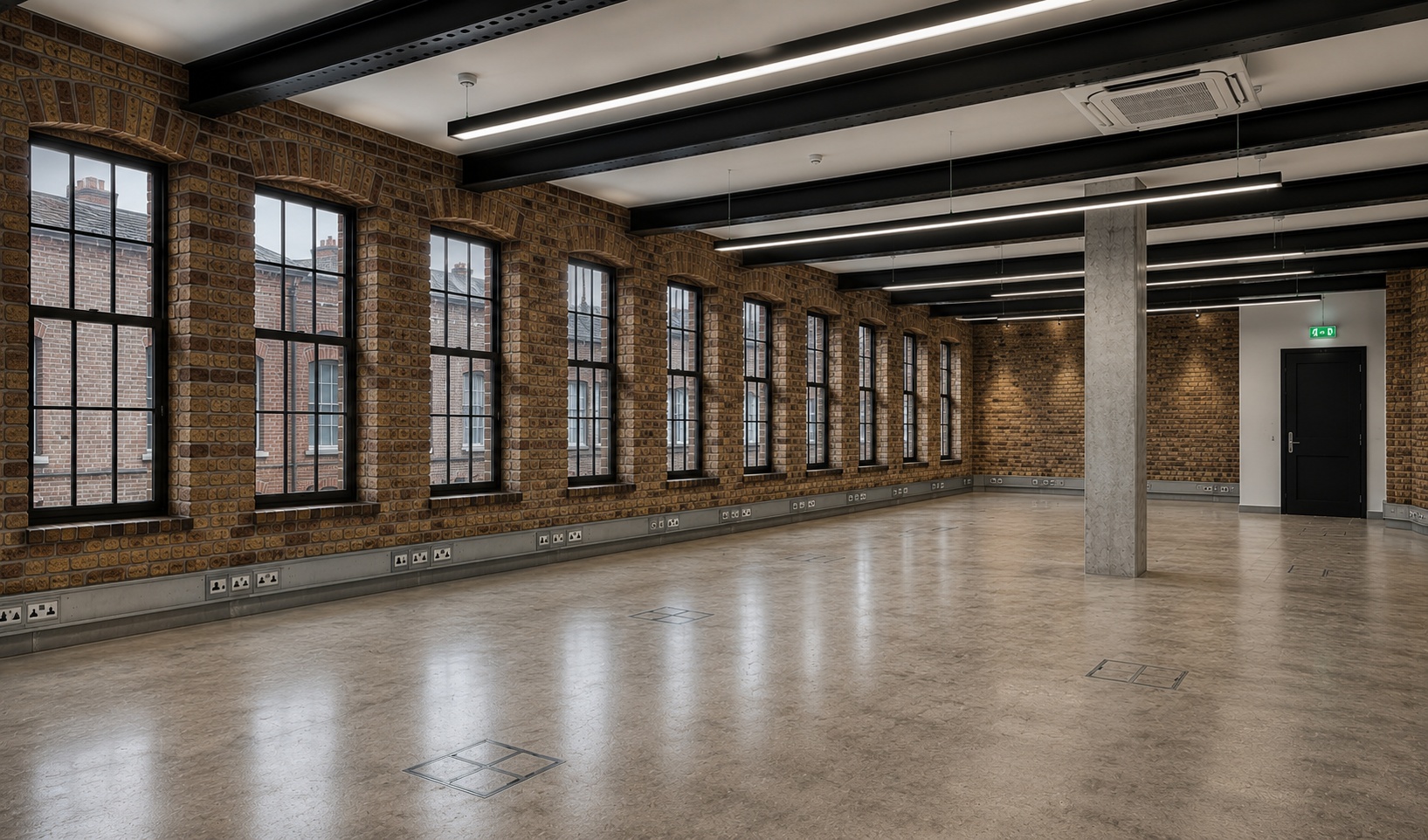 A Cat A refurbishment in Shoreditch, preparing open-plan office accommodation and upgraded washroom areas for the next stage of occupation.