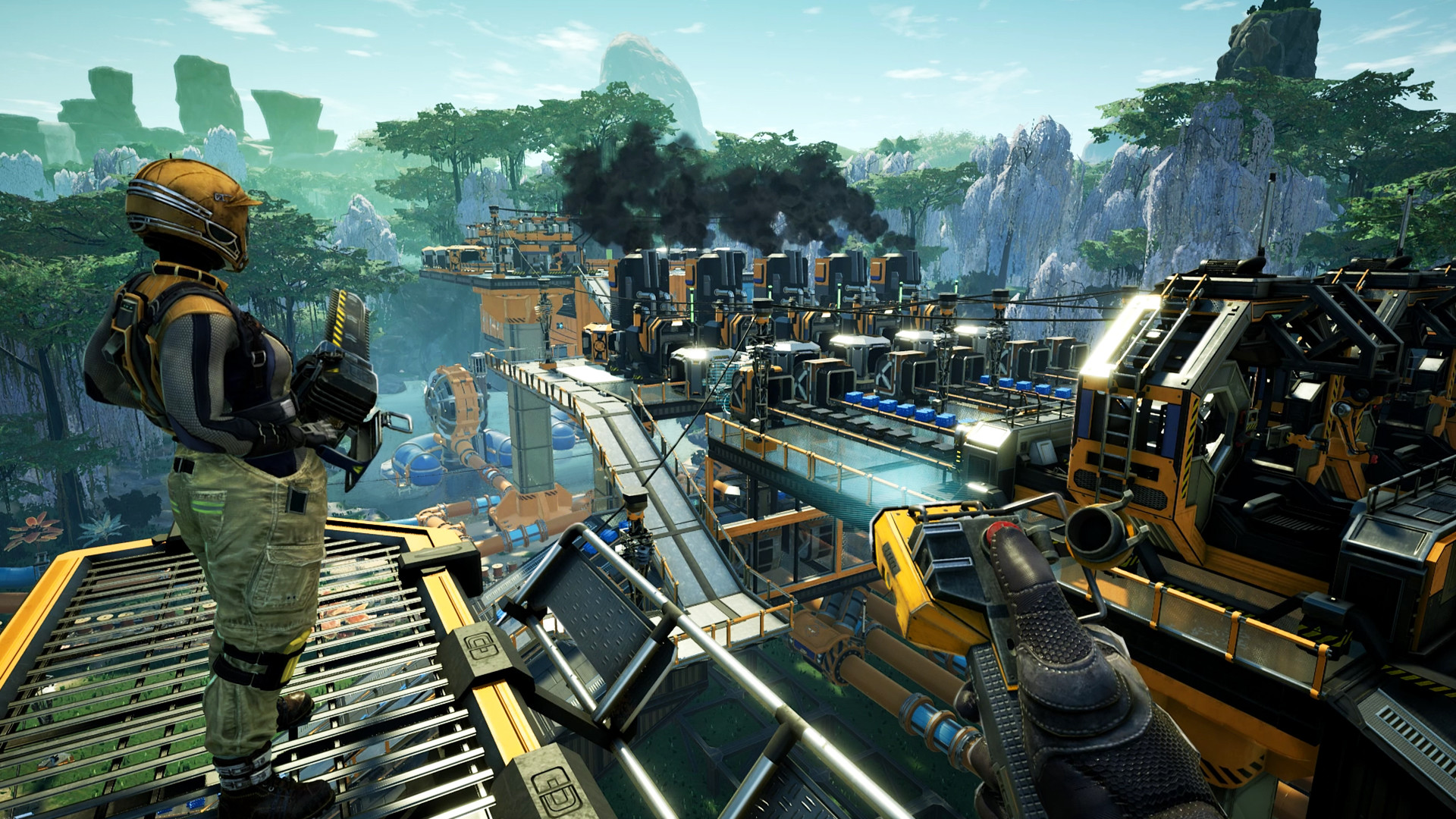 Large Satisfactory factory complex