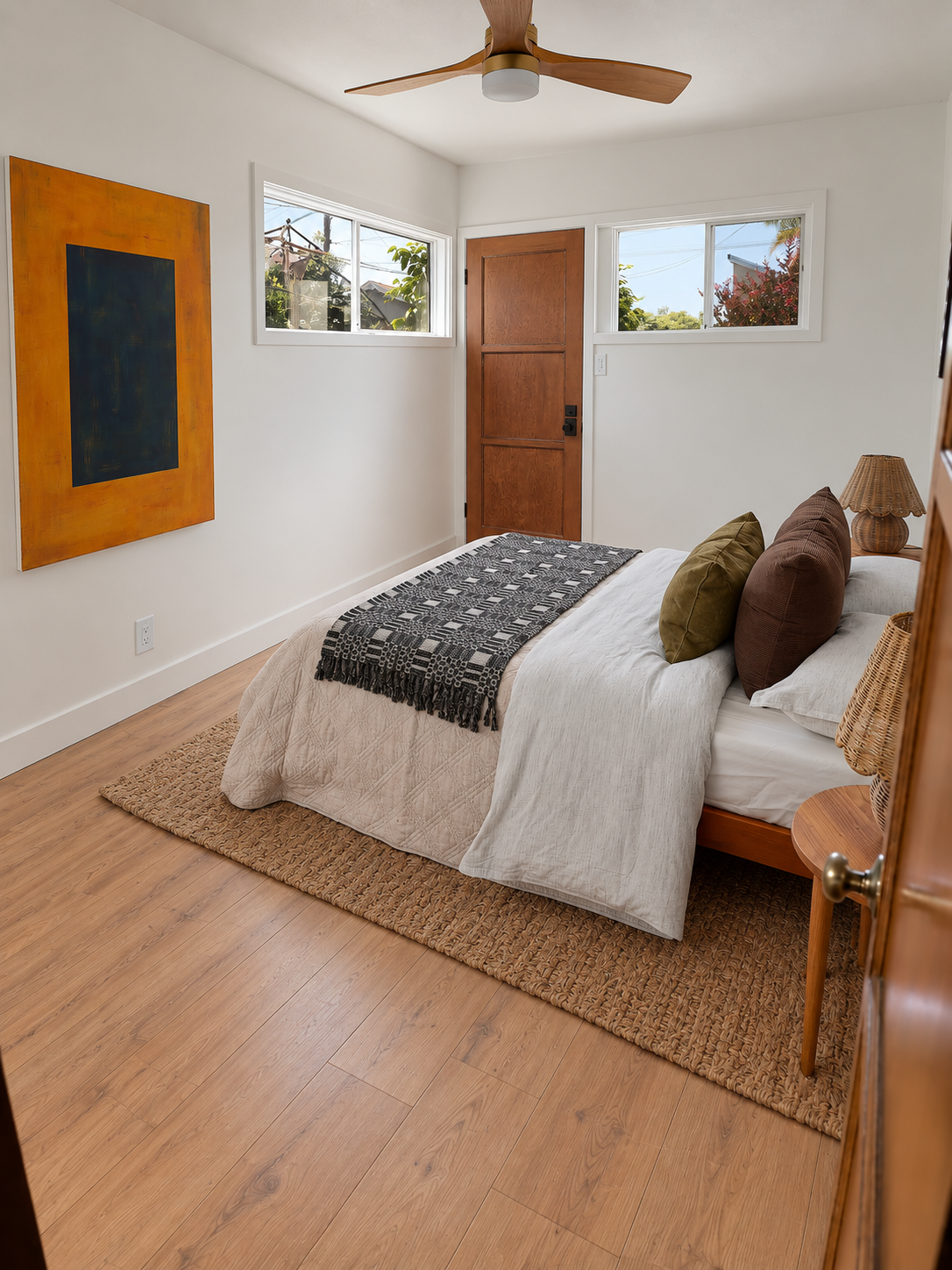 Bedroom furnished and prepared