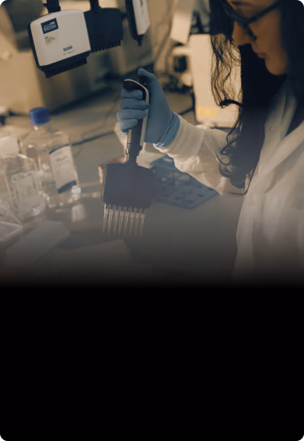 Woman working in a lab